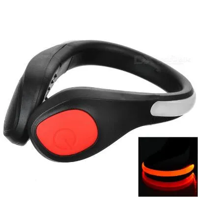 1 Pcs LED Luminous Shoes Clip Light Night Safety Warning LED Bright Flash Light