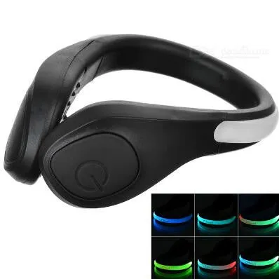 1 Pcs LED Luminous Shoes Clip Light Night Safety Warning LED Bright Flash Light