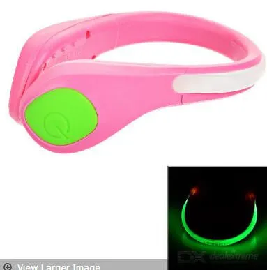 1 Pcs LED Luminous Shoes Clip Light Night Safety Warning LED Bright Flash Light