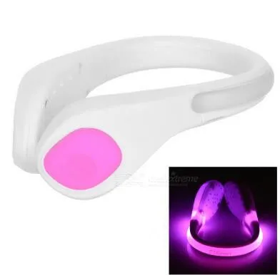 1 Pcs LED Luminous Shoes Clip Light Night Safety Warning LED Bright Flash Light