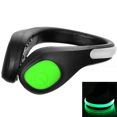 1 Pcs LED Luminous Shoes Clip Light Night Safety Warning LED Bright Flash Light