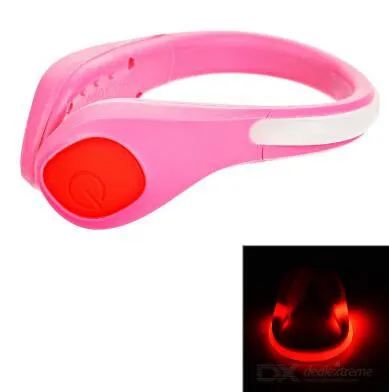 1 Pcs LED Luminous Shoes Clip Light Night Safety Warning LED Bright Flash Light