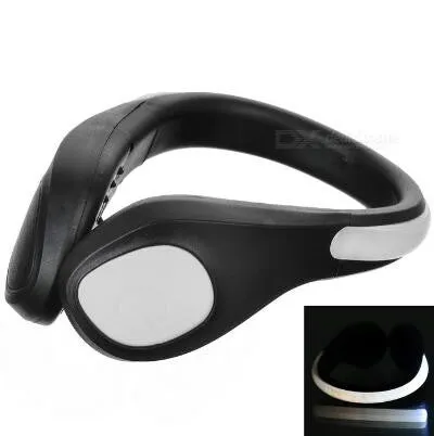 1 Pcs LED Luminous Shoes Clip Light Night Safety Warning LED Bright Flash Light