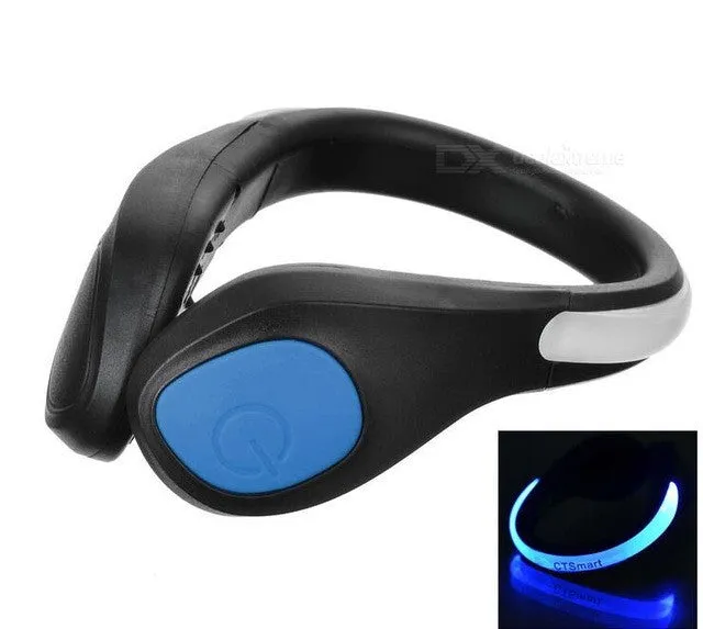 1 Pcs LED Luminous Shoes Clip Light Night Safety Warning LED Bright Flash Light