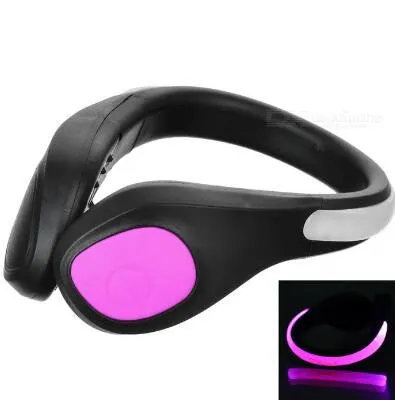 1 Pcs LED Luminous Shoes Clip Light Night Safety Warning LED Bright Flash Light