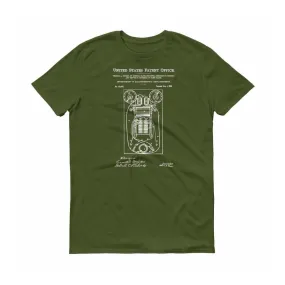 1869 Edison Voting Machine Patent T-Shirt - Edison Patent, Election T-shirt, Edison T-Shirt, Thomas A. Edison, Voting Machine T-Shirt