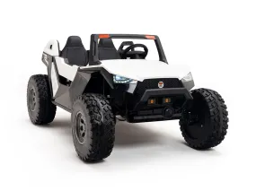 24V Red Tiger All Terrain UTV Ride on Buggy with Remote - White