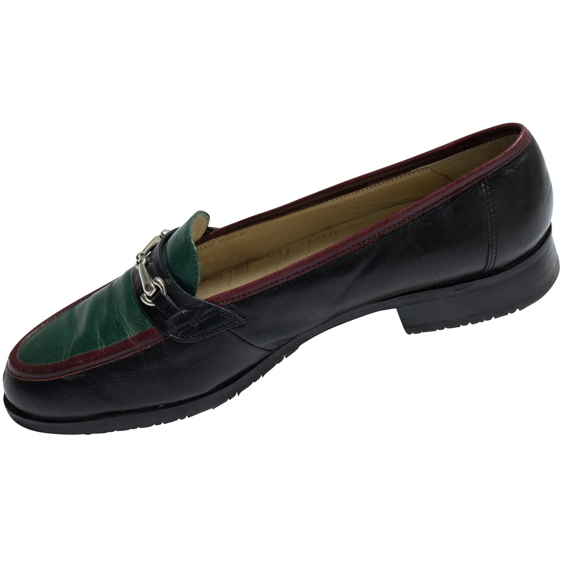 80s, Tricolor, Apron Seam, Bit Loafer, Equestrian