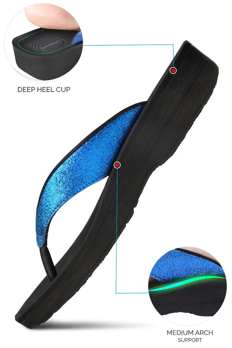Aerothotic - Crystal Mist Women's Comfortable Flip-Flops Sandal