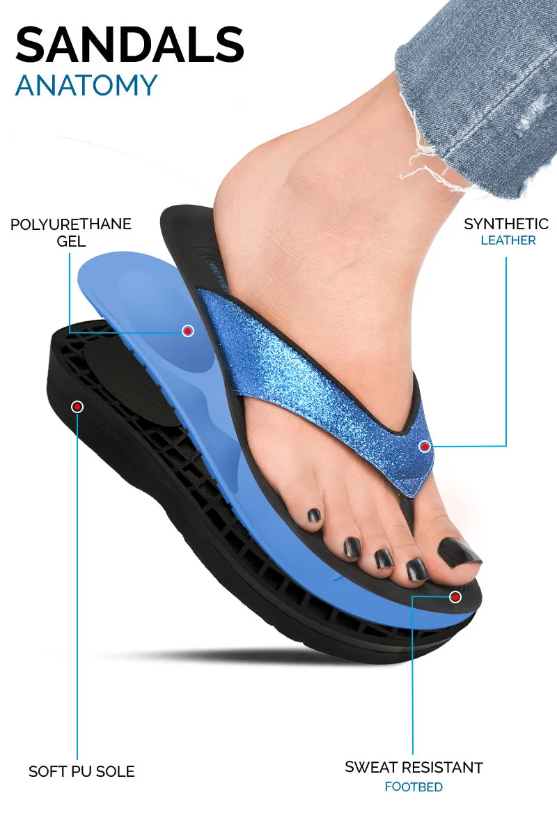 Aerothotic - Crystal Mist Women's Comfortable Flip-Flops Sandal