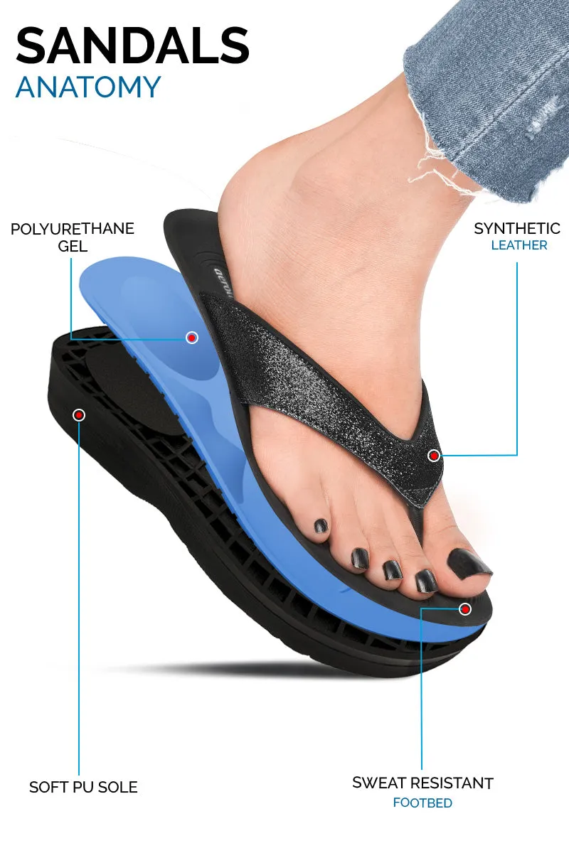 Aerothotic - Crystal Mist Women's Comfortable Flip-Flops Sandal