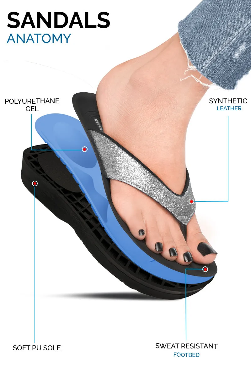 Aerothotic - Crystal Mist Women's Comfortable Flip-Flops Sandal