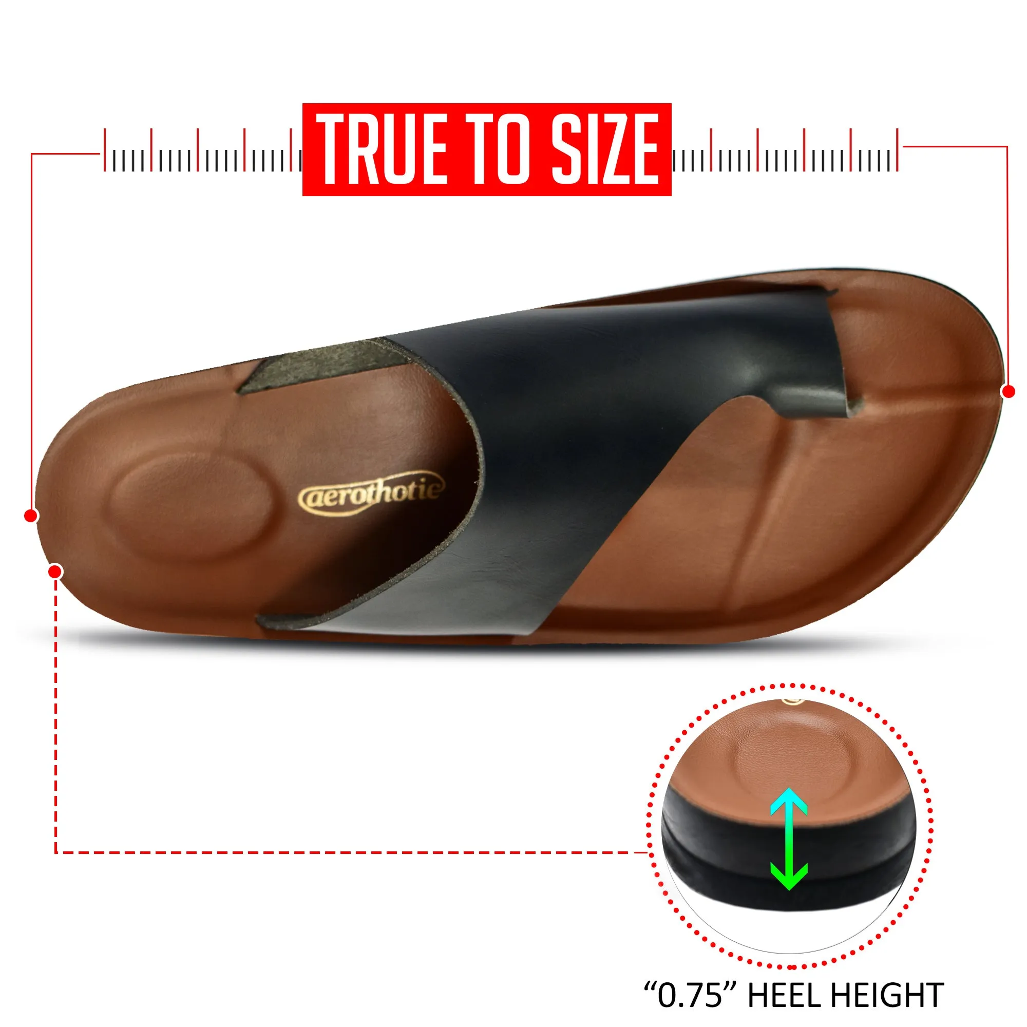AEROTHOTIC Neritic Comfortable Slides For Women - Original Thailand Imported - L0628
