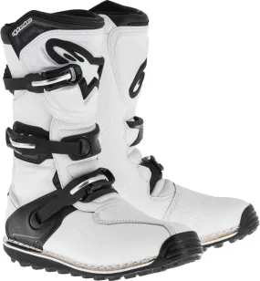 ALPINESTARS TECH-T BOOTS WHITE/BLACK SZ 05 2004017-21-5