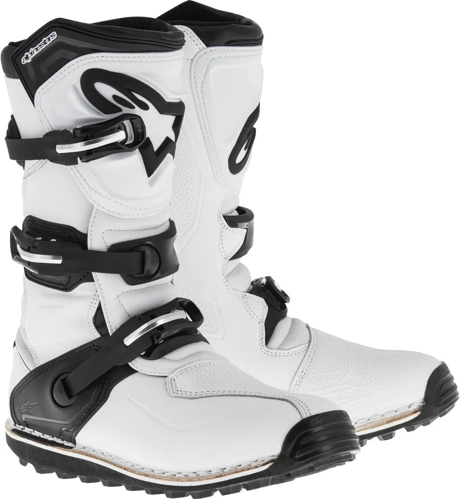 ALPINESTARS TECH-T BOOTS WHITE/BLACK SZ 05 2004017-21-5