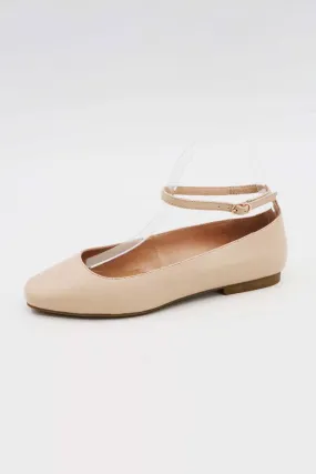 ANKLE STRAP BALLET FLAT