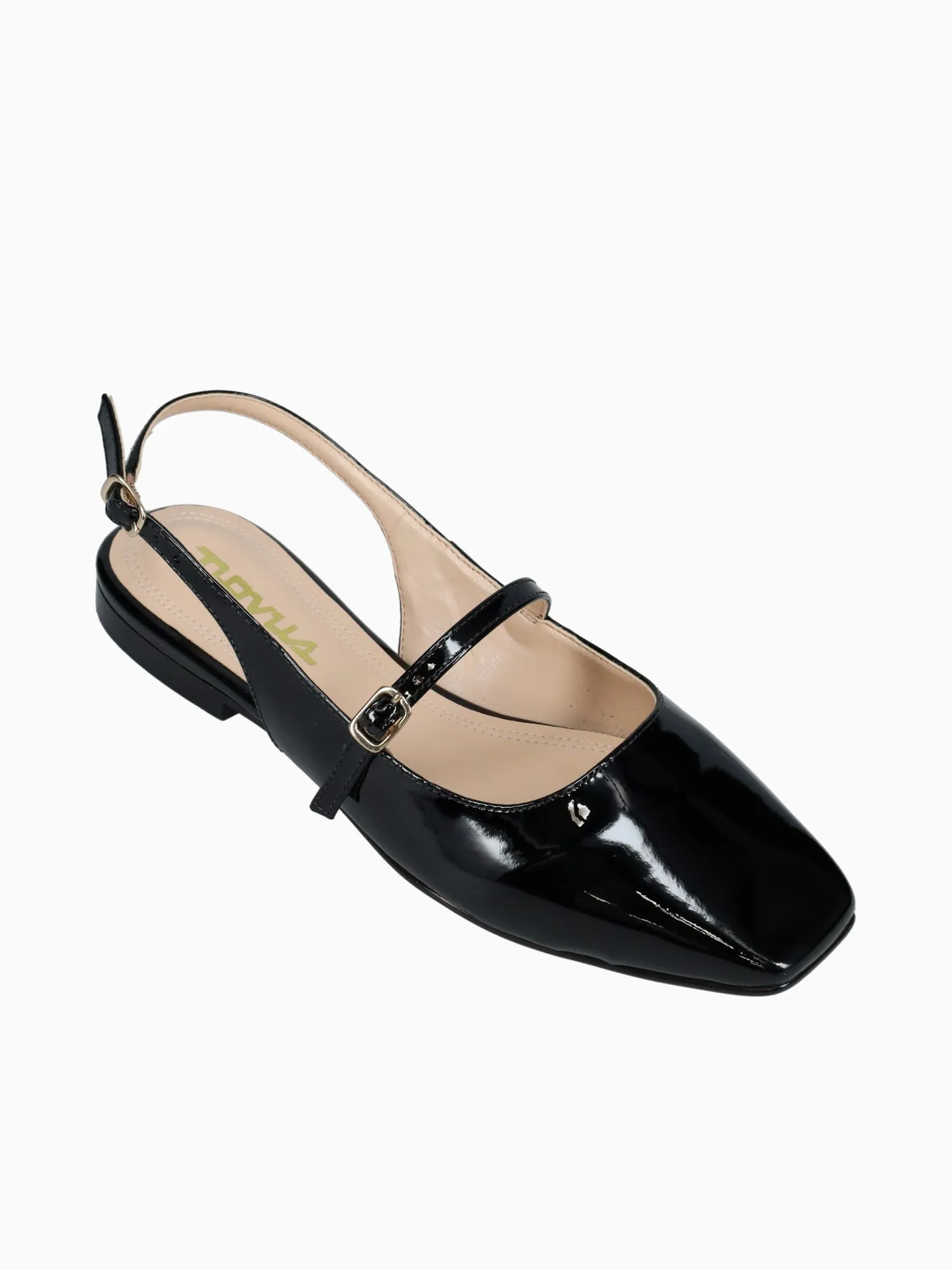 Bianca Black Patent Leather