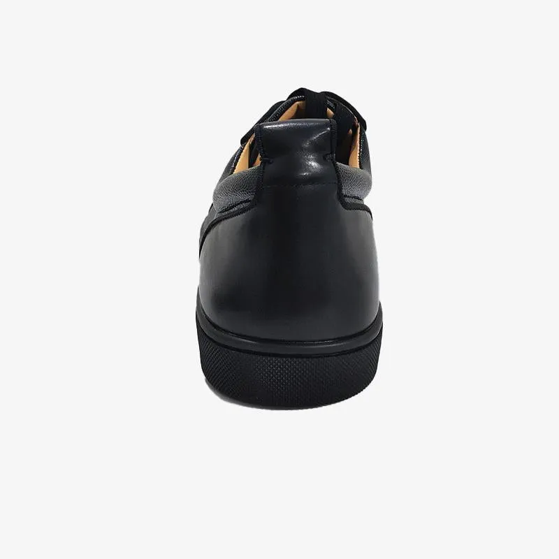 Black Lace Up Sneakers