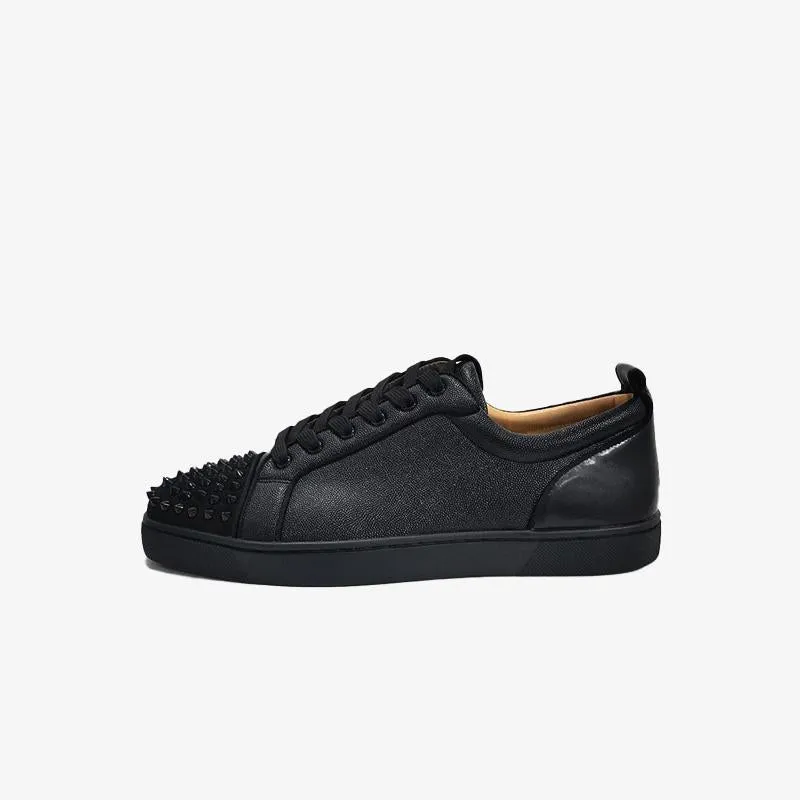 Black Lace Up Sneakers