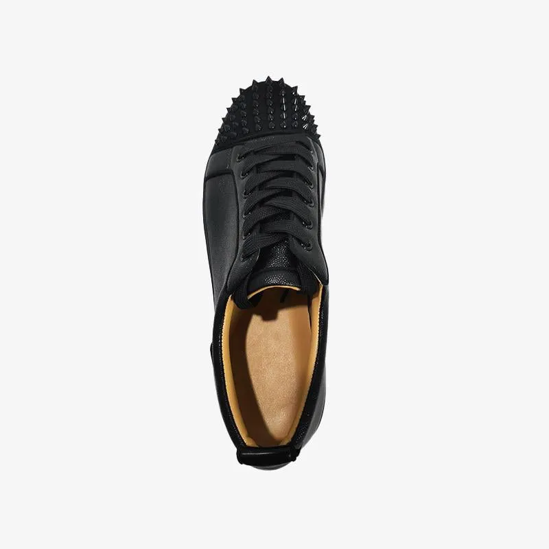 Black Lace Up Sneakers