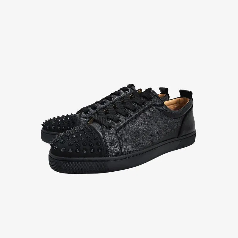 Black Lace Up Sneakers