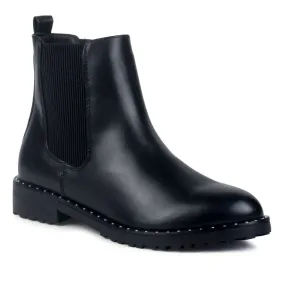 Black Studded Chelsea Boots