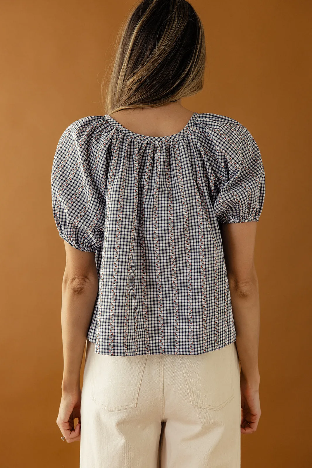 Blowing Smoke Button Down Blouse
