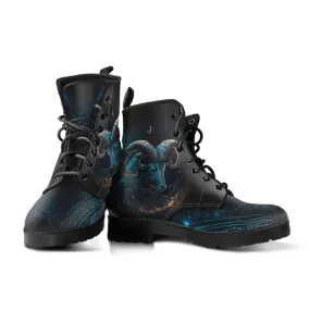 Capricorn Zodiac Women's Vegan Leather boots
