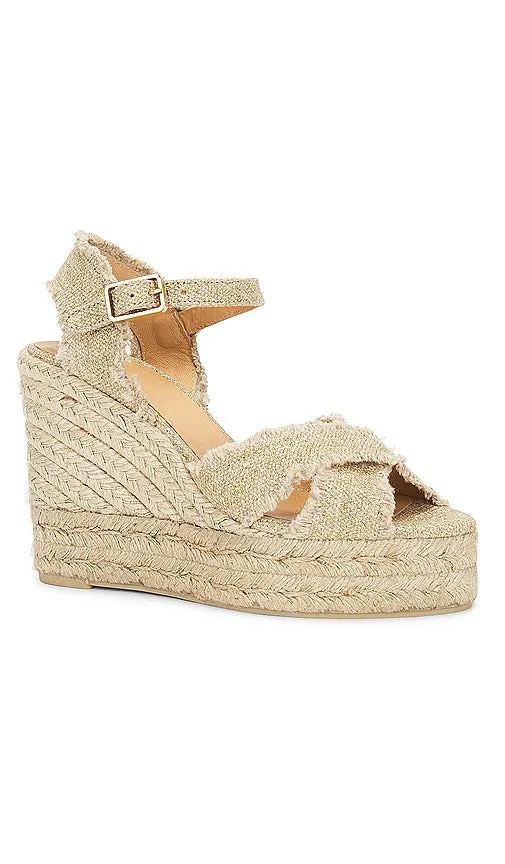 Castaner Bromelia Wedge in Neutral