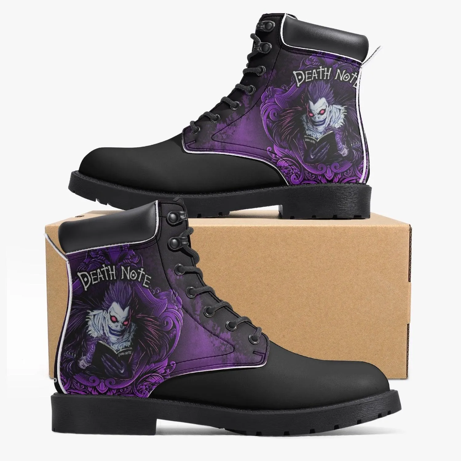 Death Note Ryuk Purple Boots Anime Shoes