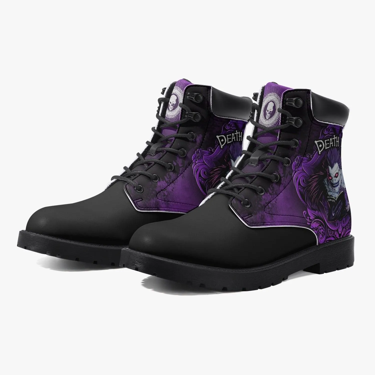 Death Note Ryuk Purple Boots Anime Shoes