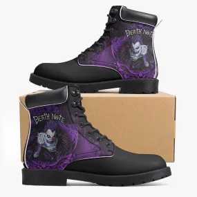 Death Note Ryuk Purple Boots Anime Shoes