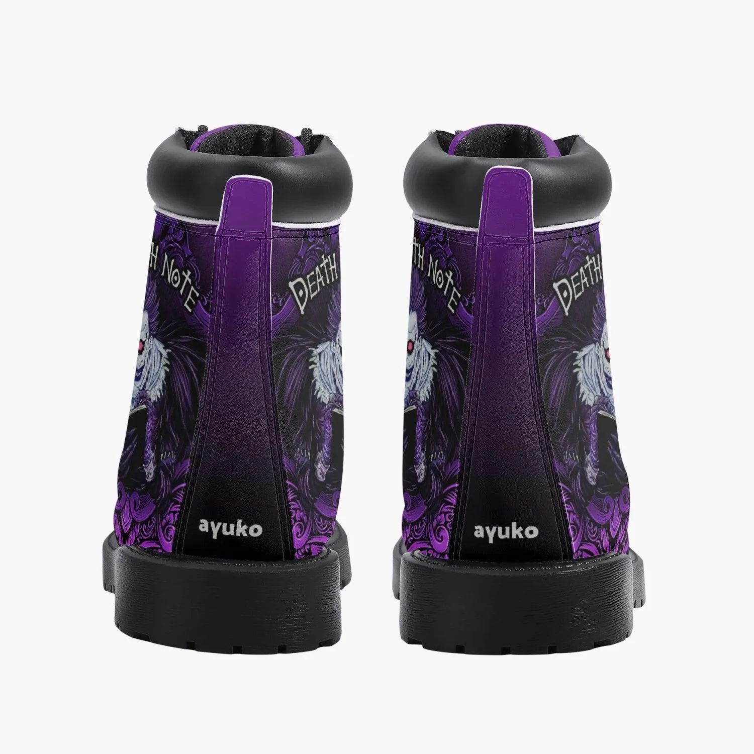 Death Note Ryuk Purple Boots Anime Shoes
