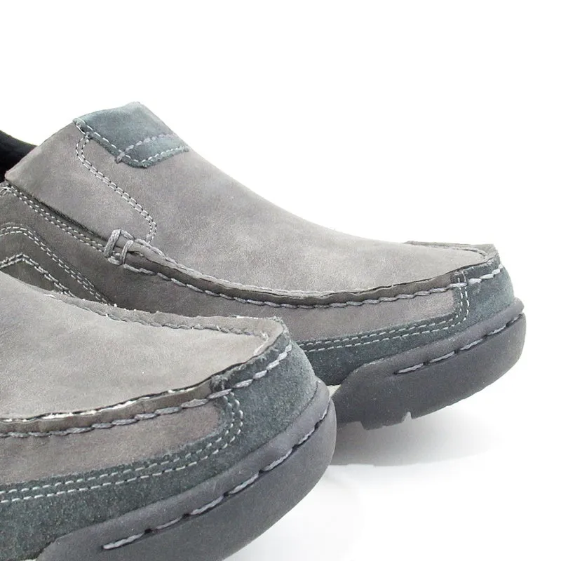 DOCKERS ALBRIGHT GREY - RUGGED SLIP-ON