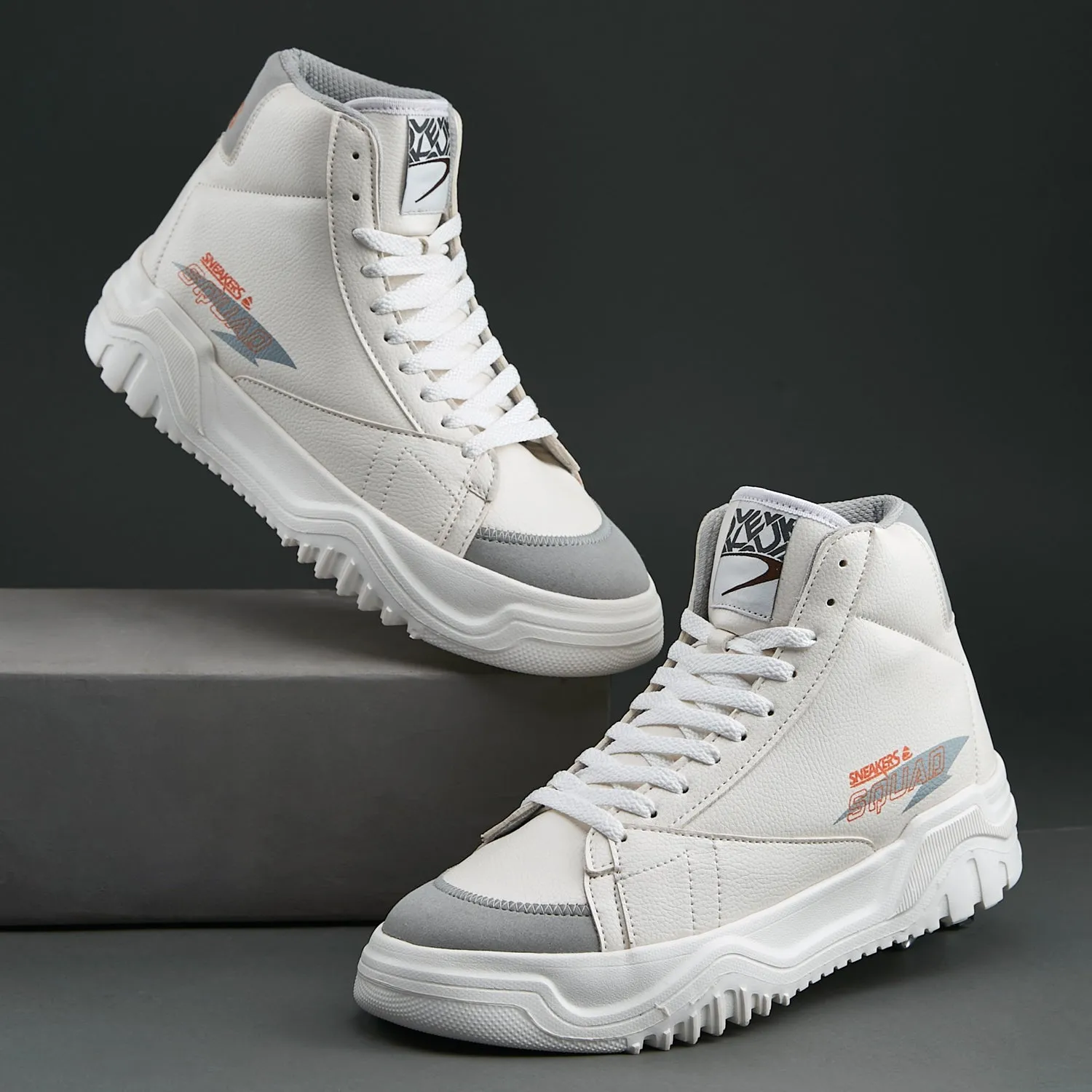 Duke Men's Elevate High-Top Sneakers (FWOL2555)