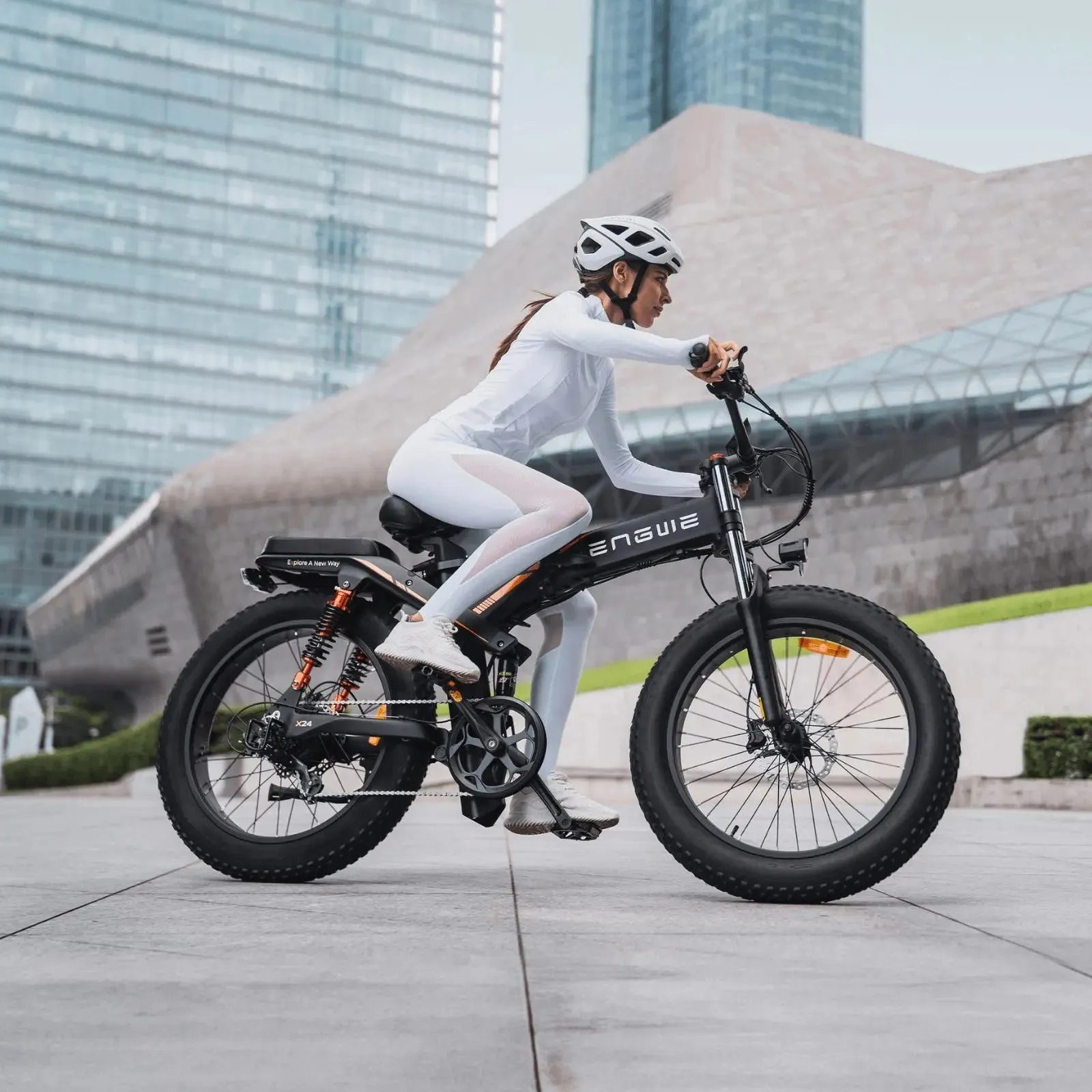 Engwe X24 All Terrain Fat Tyre Folding Electric Bike 1000W