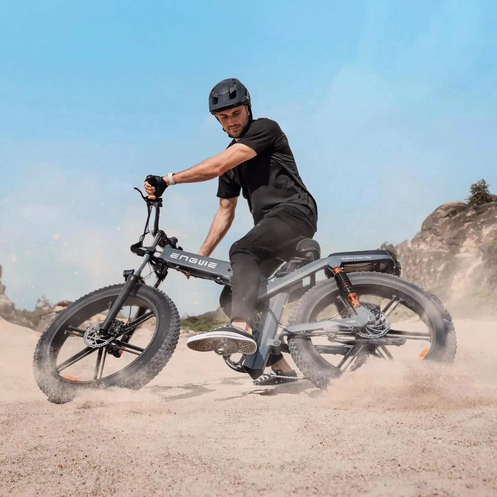 Engwe X26 All Terrain Fat Tyre Folding Electric Bike 1000W