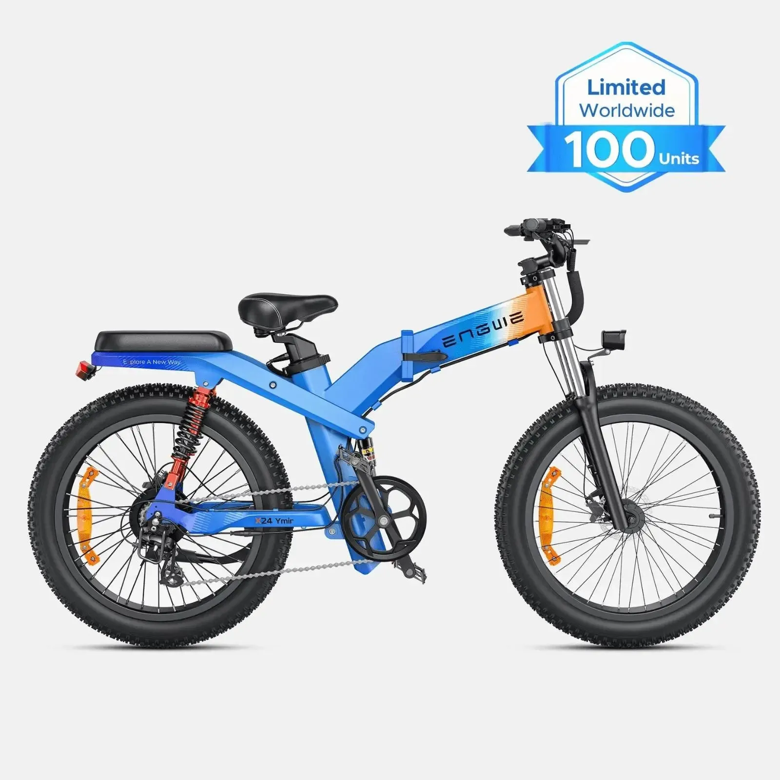Engwe X26 All Terrain Fat Tyre Folding Electric Bike 1000W