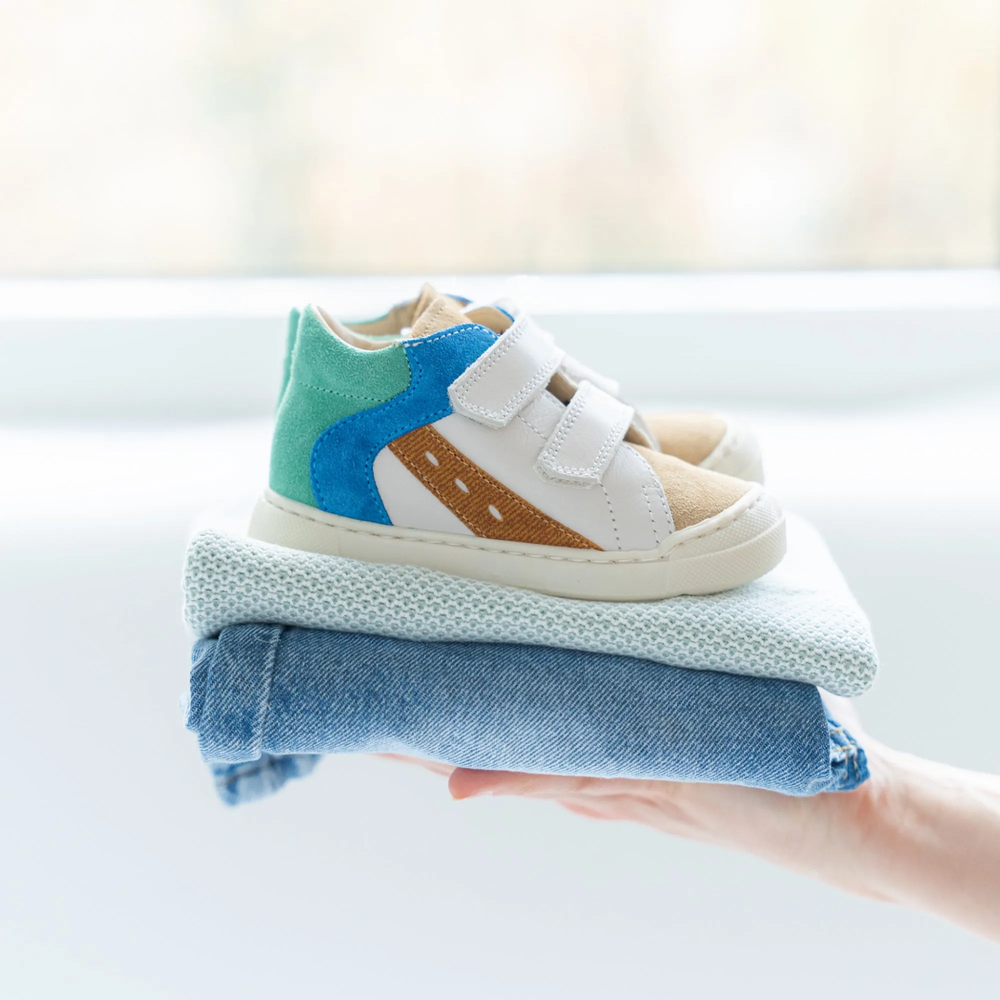 Falcotto Aveniss VL Suede/Nappa Milk-Sand-Green