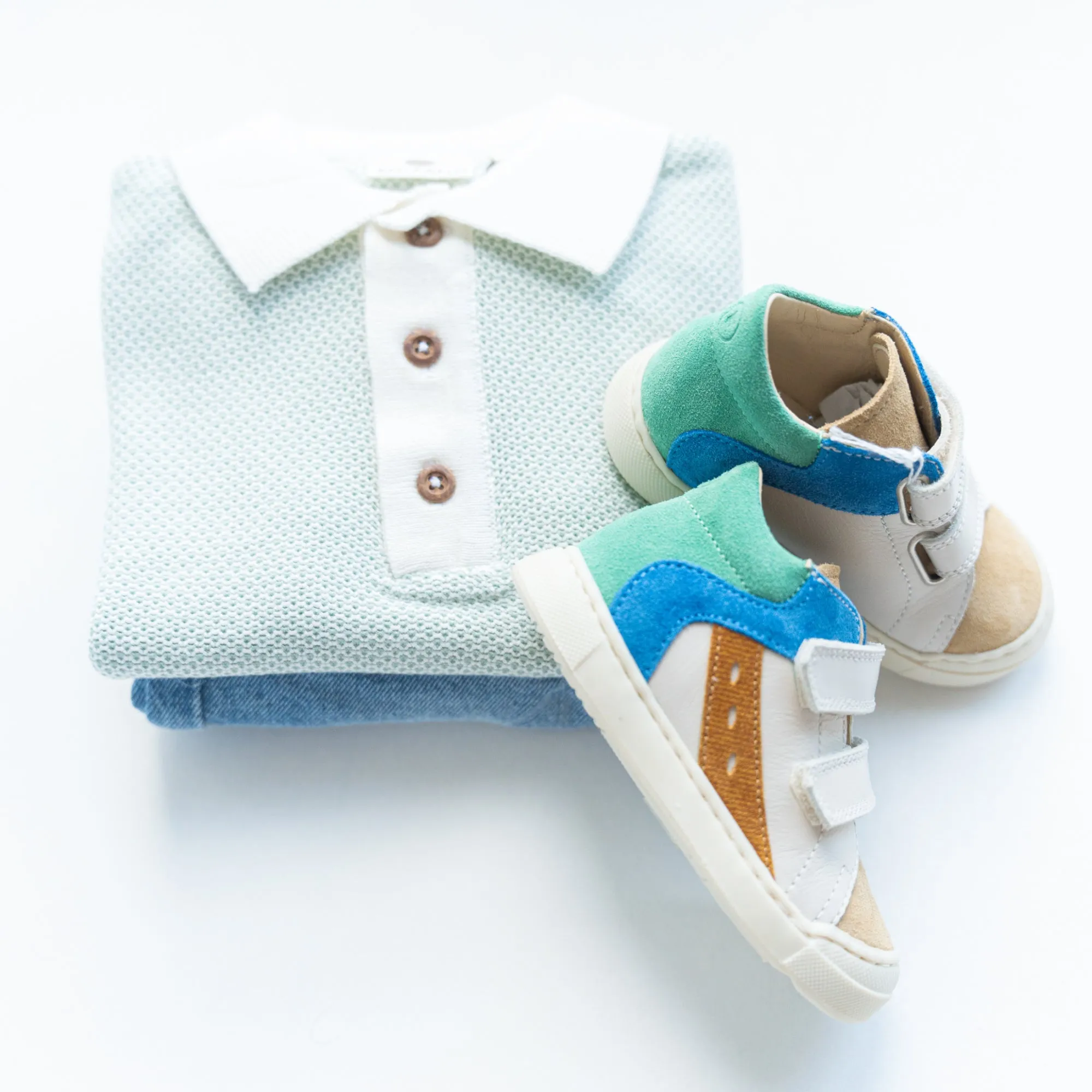 Falcotto Aveniss VL Suede/Nappa Milk-Sand-Green
