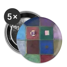 Hamsterhood of the Plaid Lodge Buttons large 2.2'' (5-pack)