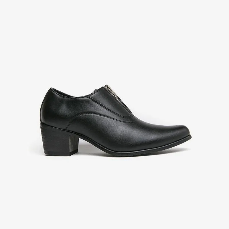Heels Dress Shoes Leather Boots
