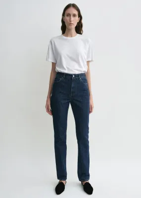 High slim denim indigo