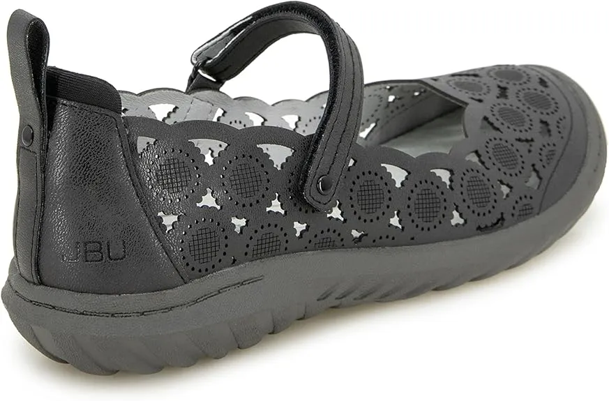 JBU Women's Anne Mary Janes- Black