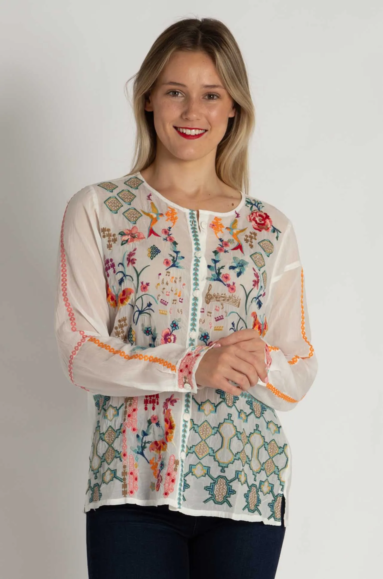 Johnny Was - Catina Blouse in Primavera
