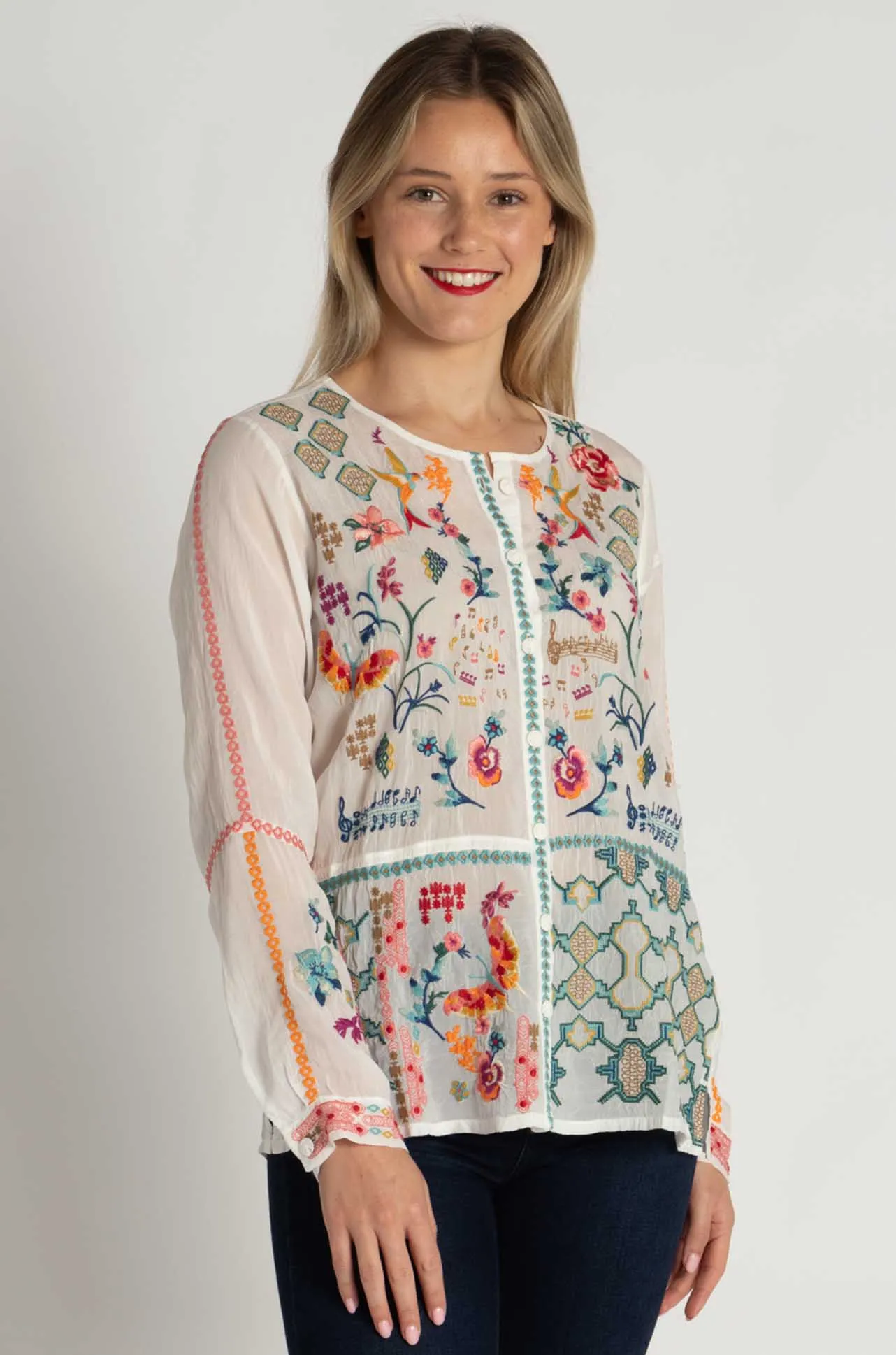 Johnny Was - Catina Blouse in Primavera