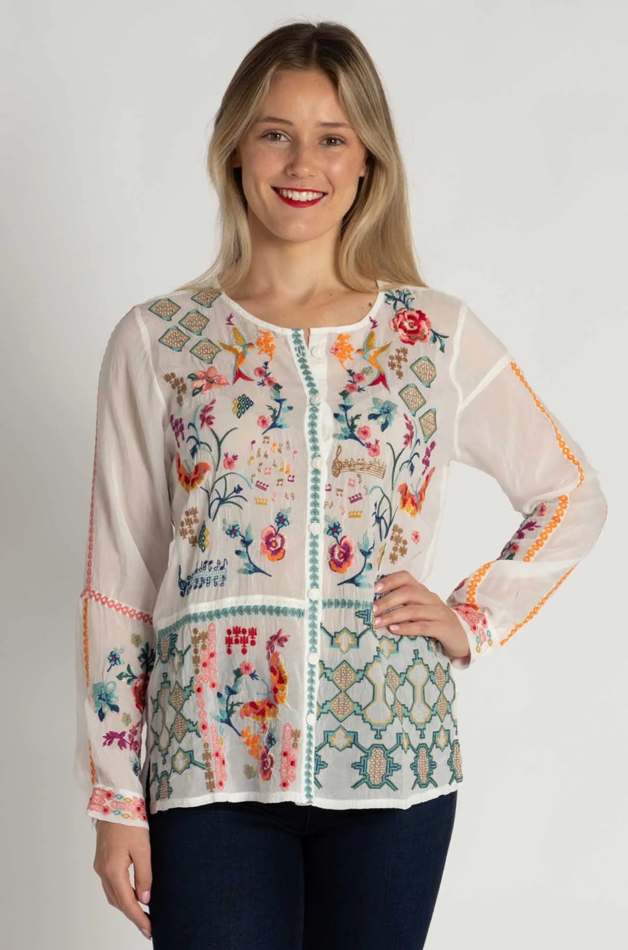 Johnny Was - Catina Blouse in Primavera