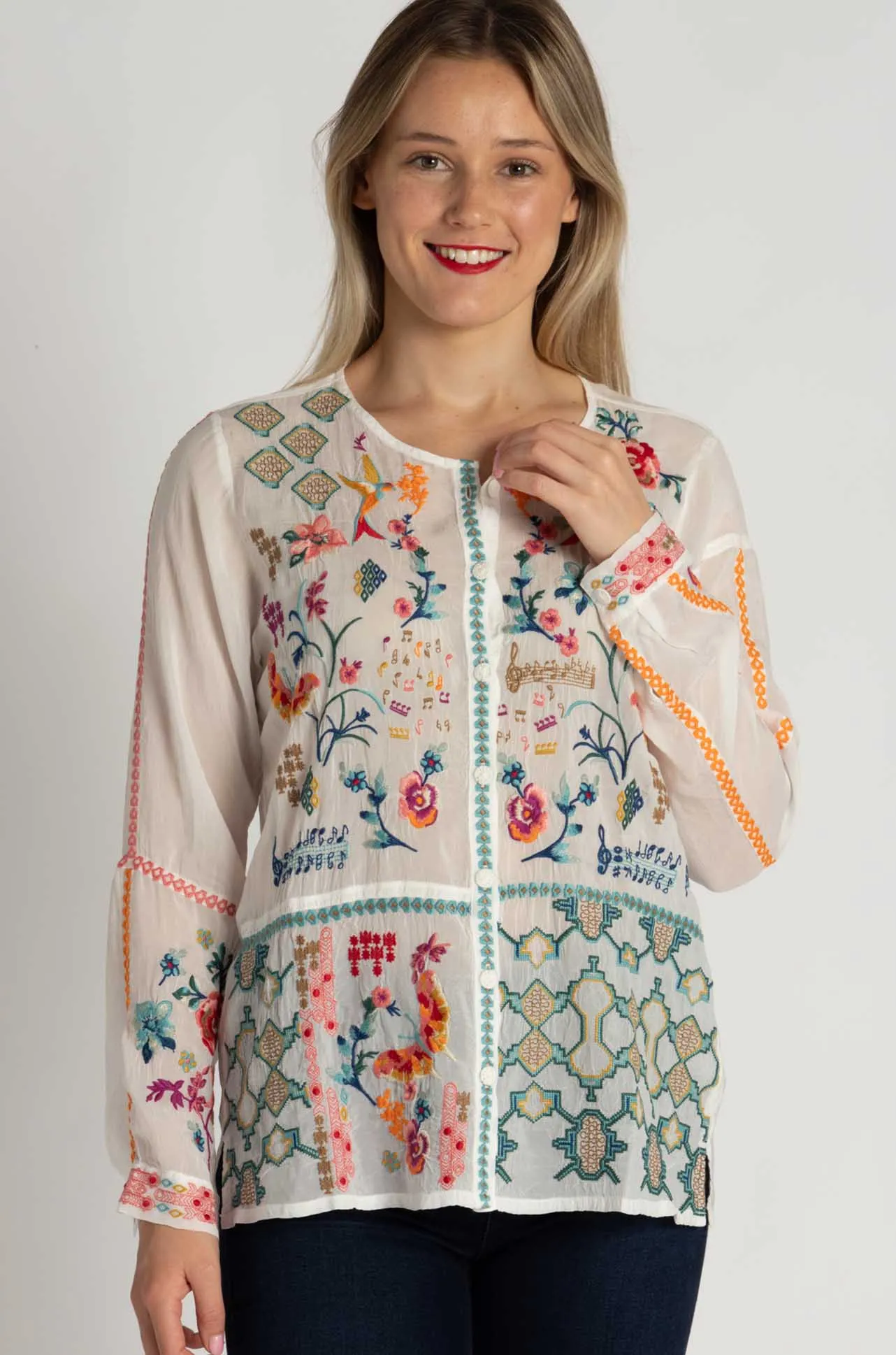 Johnny Was - Catina Blouse in Primavera