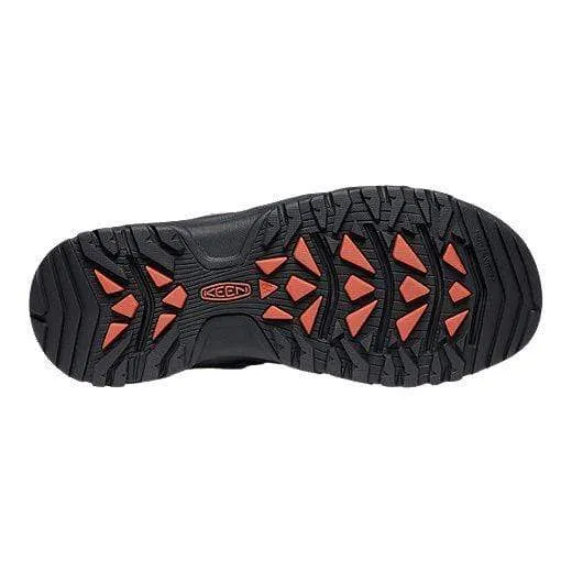 Keen Men's Targhee III Open Toe Slide Sandals- Grey/ Black