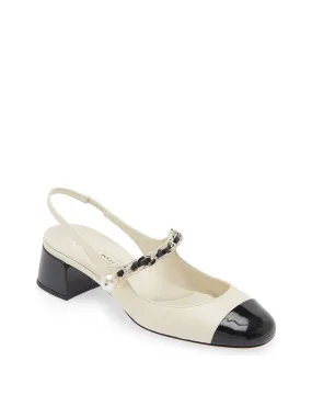 Leather Slingback Mary Janes